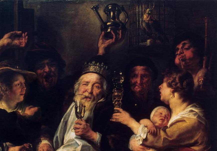 Jacob Jordaens, The Bean King (The King Drinks)