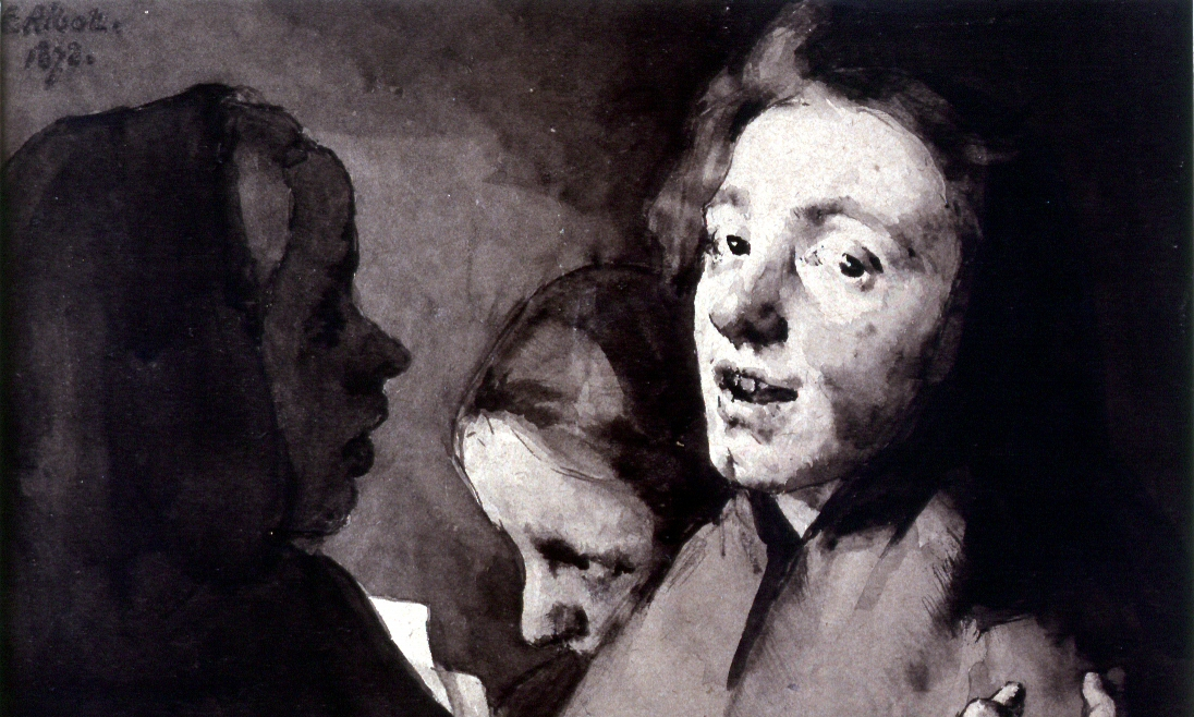 Theodule Ribot, Conversation Piece: Three Heads