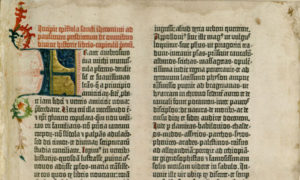 The Epistle of St. Jerome in the Gutenberg Bible