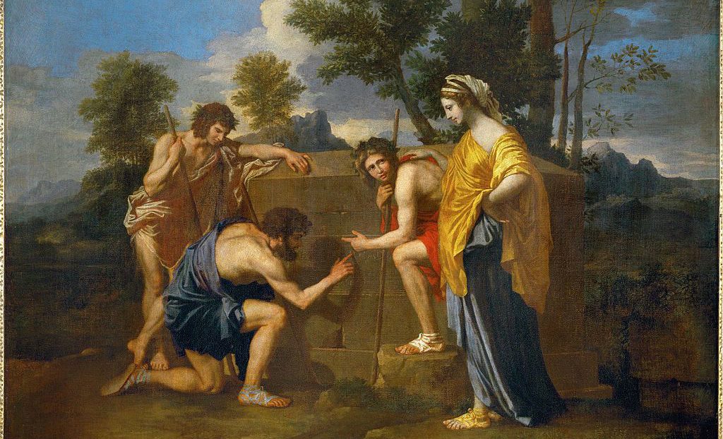 Image: Nicolas Poussin, Et in Arcadia ego.