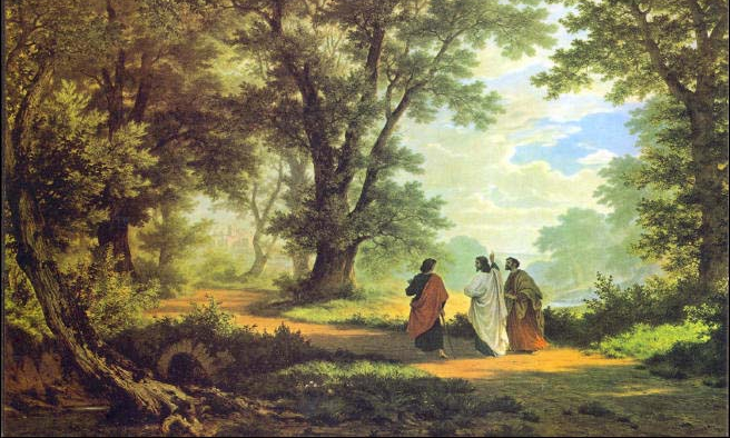 Robert Zünd, Gang nach Emmaus