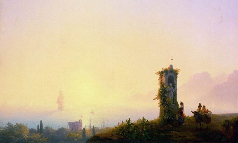 Ivan Aivazovsky, Chapel on Seashore