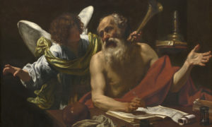 Simon Vouet, St. Jerome and the Angel