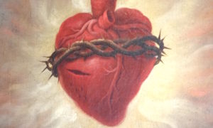 Adam Jones, Detail of Sacred Heart in Baroque Oil Painting (CC BY-SA 3.0)