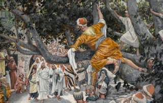 James Tissot, Zacchaeus in the Sycamore Awaiting the Passage of Jesus.