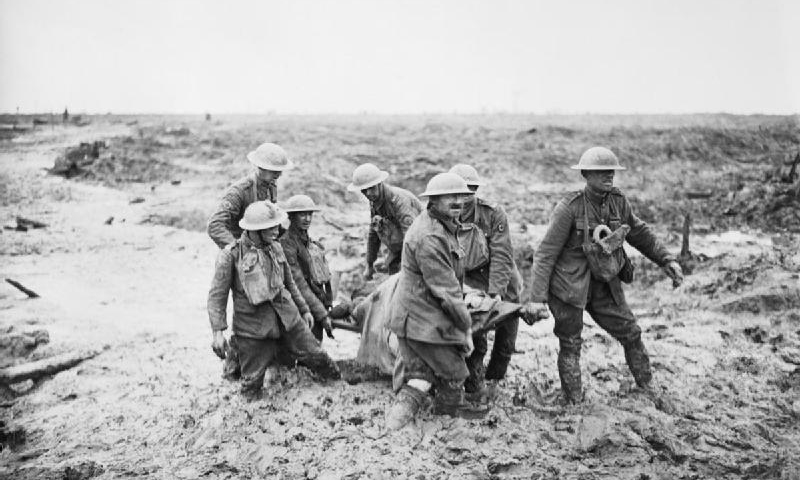 John Warwick Brooke, Stretcher bearers Passchendaele.