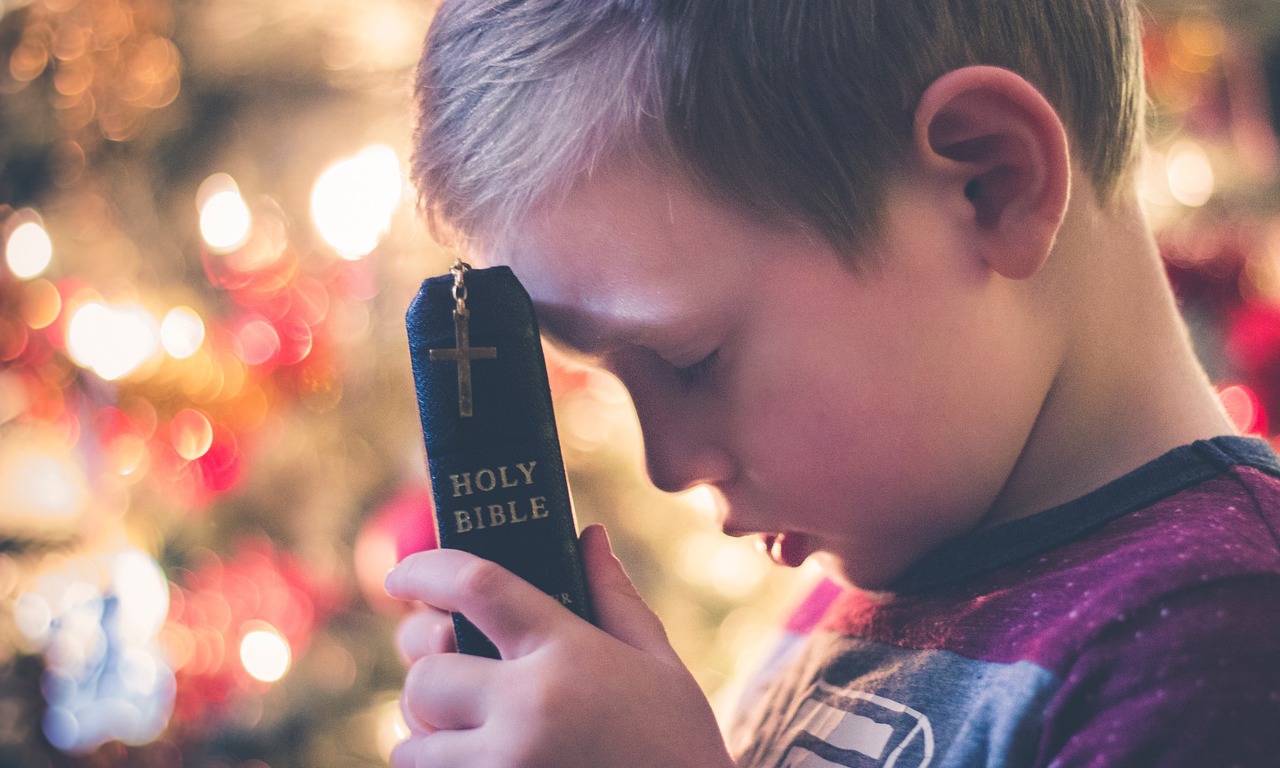 Child with Holy Bible