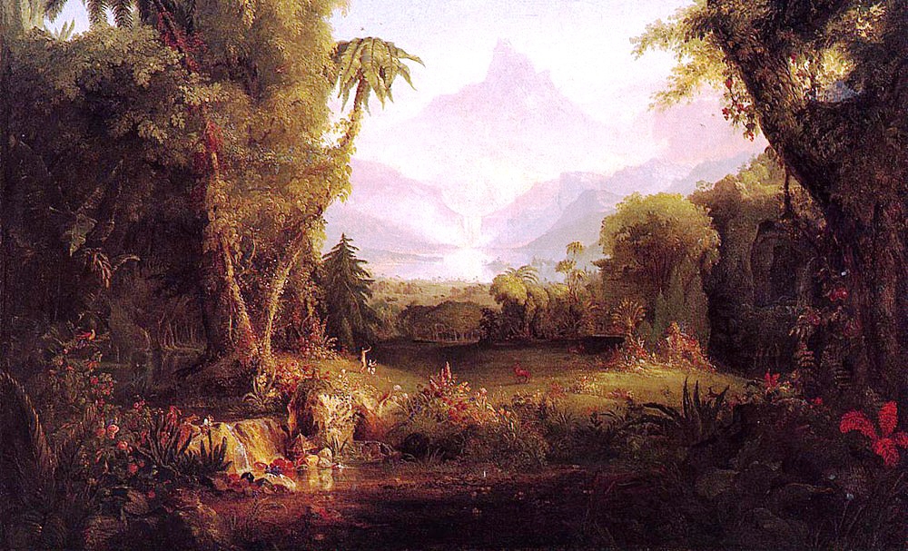 Thomas Cole, The Garden of Eden.