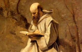 Jean-Baptiste Corot, Monk Reading