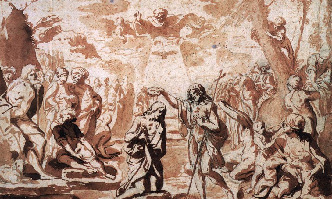 Elisabetta Sirani, Study for the Baptism of Christ